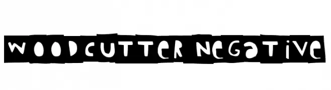 Woodcutter Negative  baixar fontes gratis