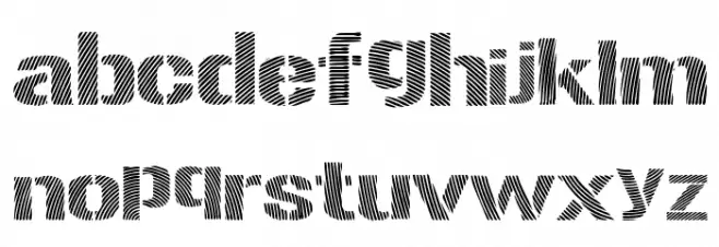 Woodcutter Optical Army Caratteri MINUSCOLO