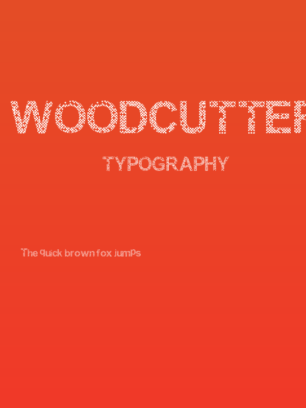 Woodcutter Points Poster