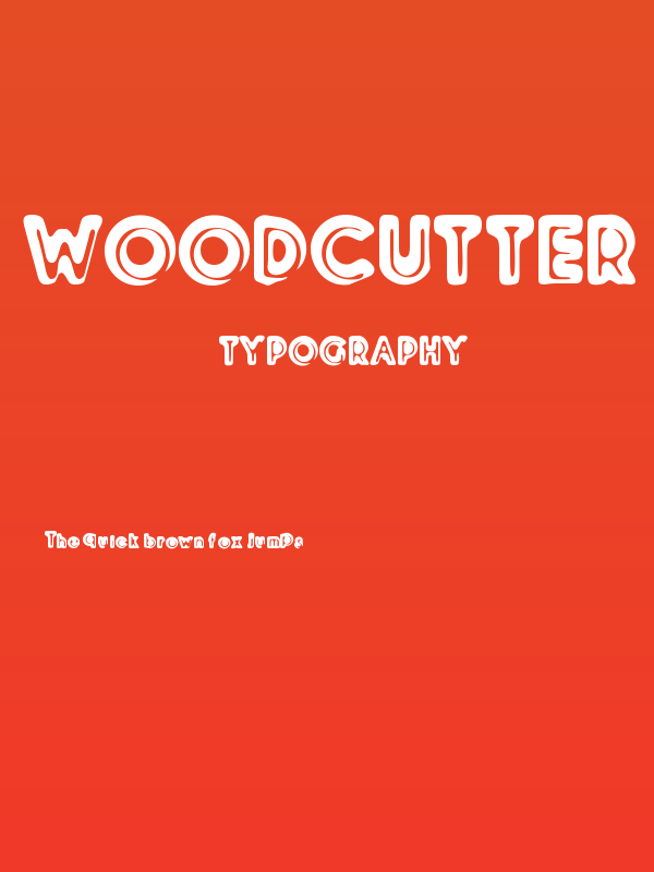 Woodcutter Relieve Poster