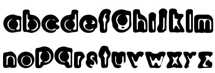 Woodcutter Relieve Font LOWERCASE