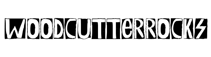 Woodcutter Rocks  Free Fonts Download