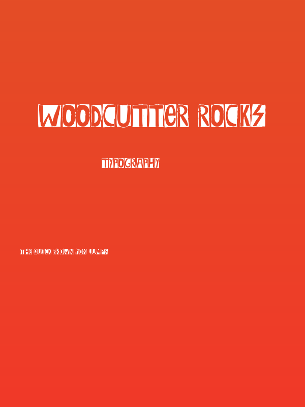 Woodcutter Rocks Poster