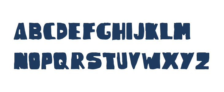 Woodcutter Rude Press Lowercase