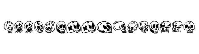 Woodcutter Skulls  Fuentes Gratis Descargar