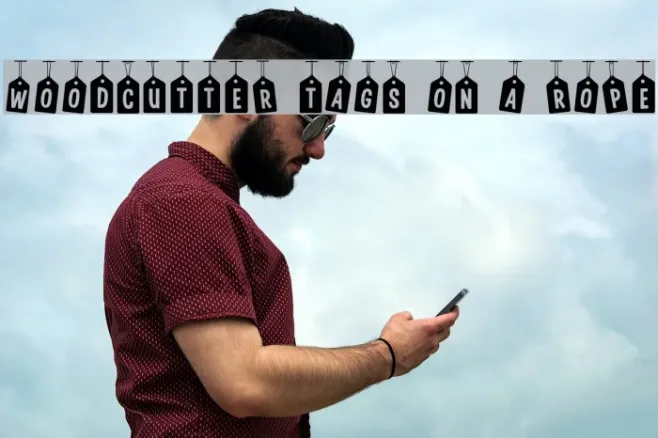 Woodcutter Tags on a Rope Example 1