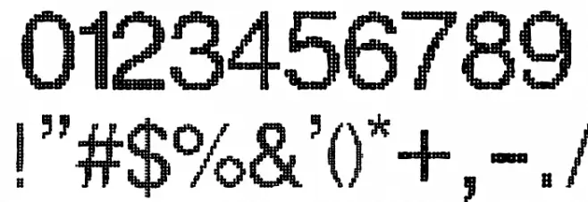 Woodcutter Trama Font OTHER CHARS