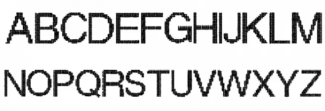 Woodcutter Trama خط أحرف صغيرة