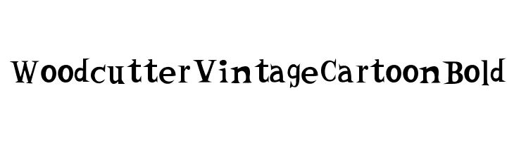Woodcutter Vintage Cartoon Bold  لخطوط تنزيل