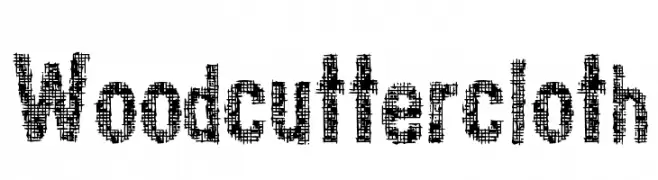 Woodcutter cloth  Frei Schriftart Herunterladen