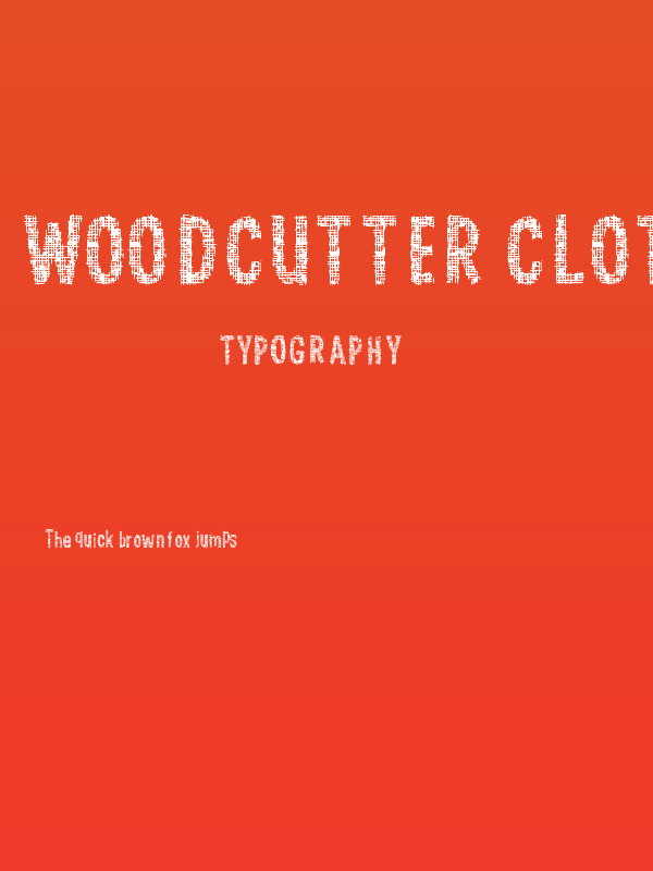 Woodcutter cloth Poster