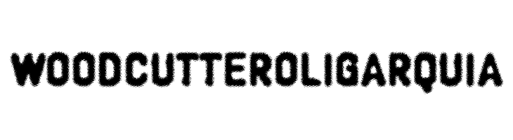 Woodcutter oligarquia  font caratteri gratis
