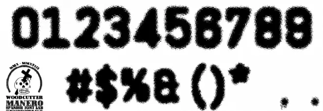 Woodcutter oligarquia Font OTHER CHARS