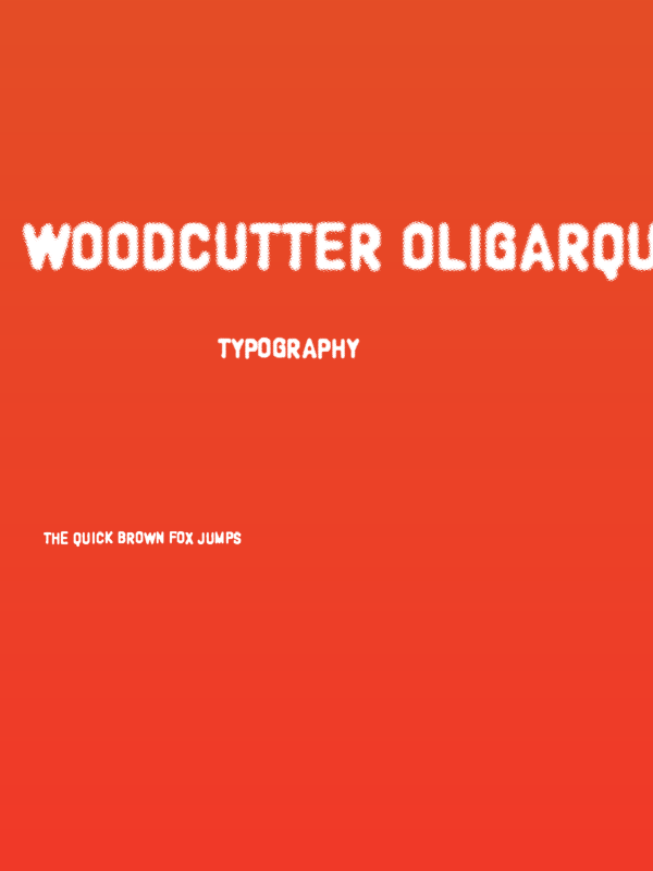 Woodcutter oligarquia Poster