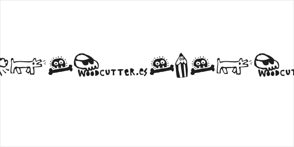 Woodcutter rare drawings Logo