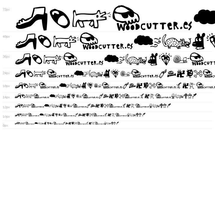 Woodcutter rare drawings Waterfall