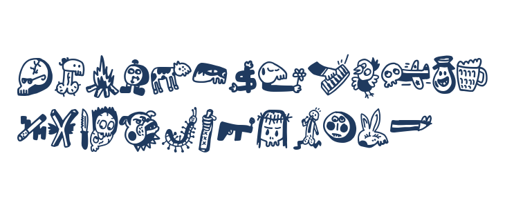 Woodcutter's DrawnX Uppercase