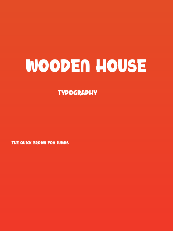 Wooden House Poster