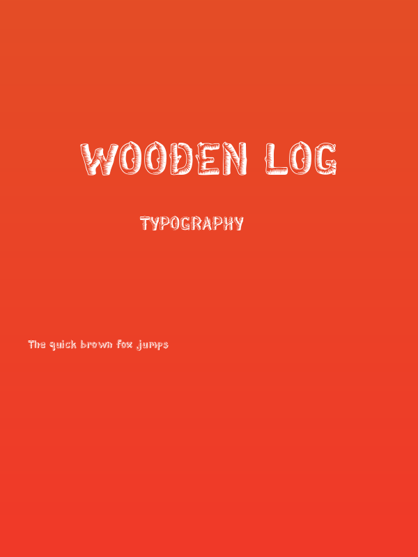 Wooden Log Poster