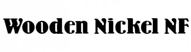 Wooden Nickel NF  Descarca Fonturi Gratis