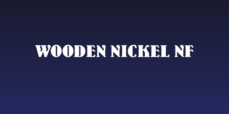 Wooden Nickel NF Social Header