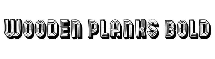 Wooden Planks Bold  لخطوط تنزيل