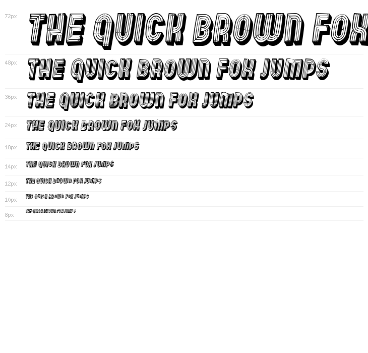 Wooden Planks BoldItalic Waterfall