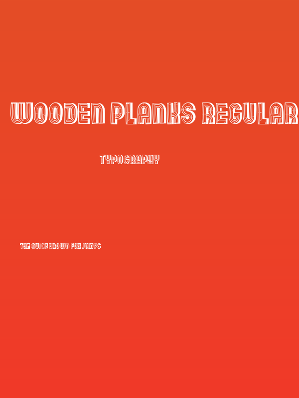 Wooden Planks Regular Poster