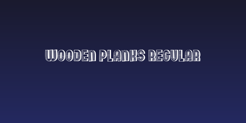 Wooden Planks Regular Social Header