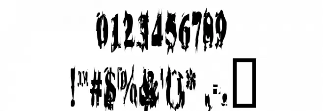 WoodenCasket Font OTHER CHARS