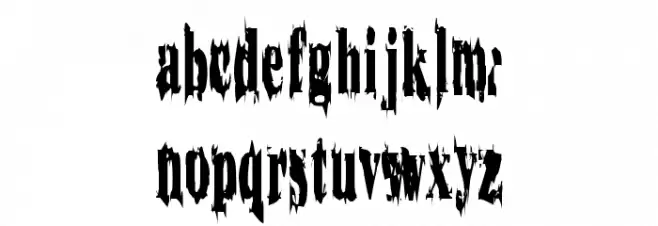 WoodenCasket خط أحرف صغيرة