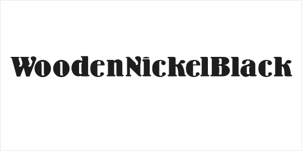 WoodenNickelBlack Logo