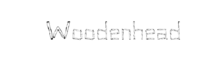 Woodenhead Font