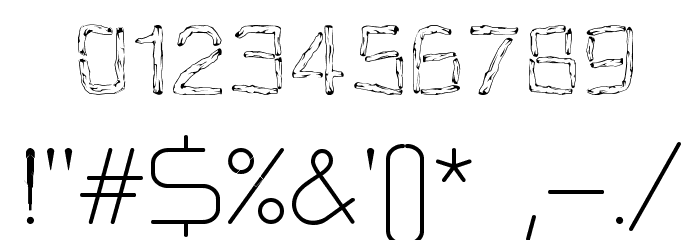 Woodenhead Font OTHER CHARS