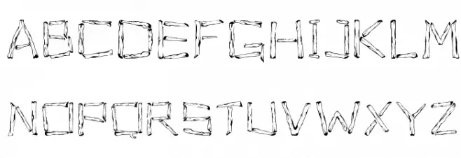 Woodenhead Font Litere mari