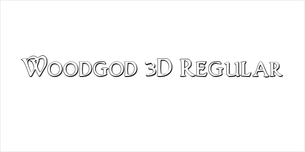 Woodgod 3D Regular Logo