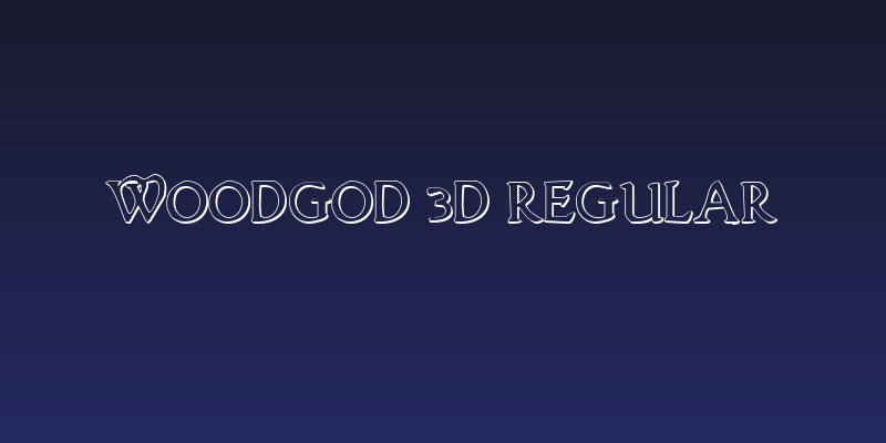 Woodgod 3D Regular Social Header