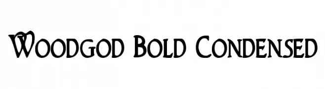 Woodgod Bold Condensed  Frei Schriftart Herunterladen