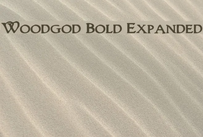 Woodgod Bold Expanded Example 1