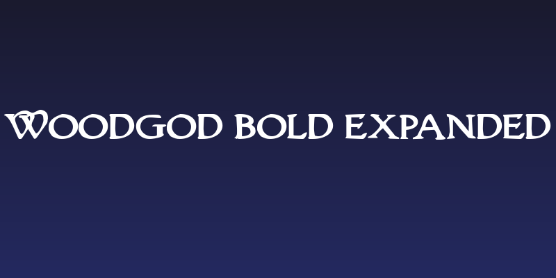 Woodgod Bold Expanded Social Header