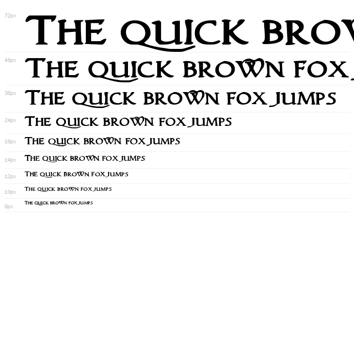 Woodgod Bold Expanded Waterfall