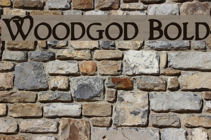 Woodgod Bold Example 3