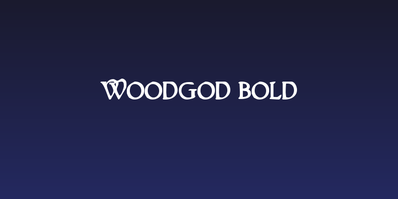 Woodgod Bold Social Header