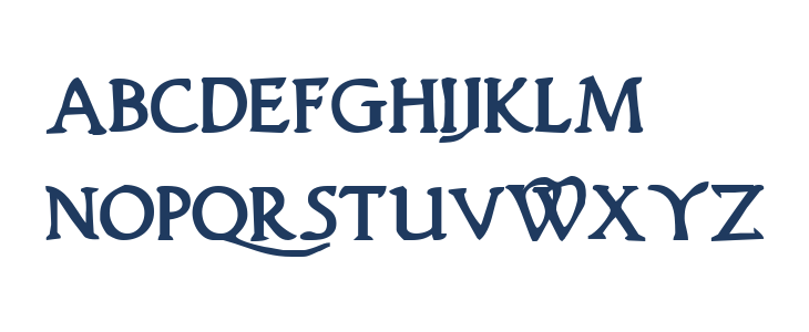 Woodgod Bold Lowercase