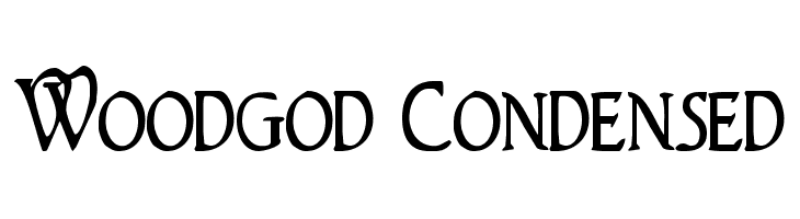 Woodgod Condensed  Fuentes Gratis Descargar