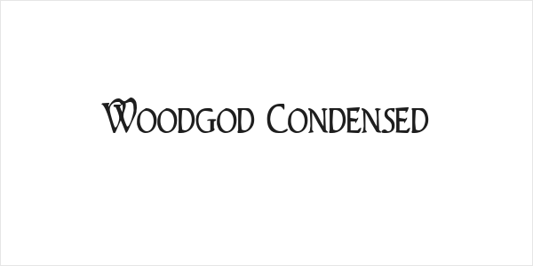 Woodgod Condensed Logo