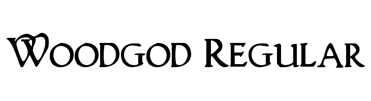 Woodgod Regular Font