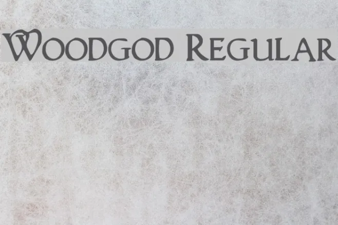 Woodgod Regular Example 1