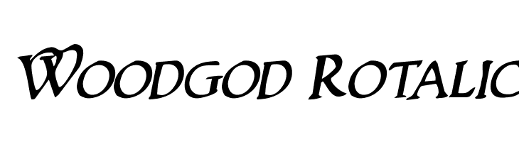 Woodgod Rotalic  Fuentes Gratis Descargar