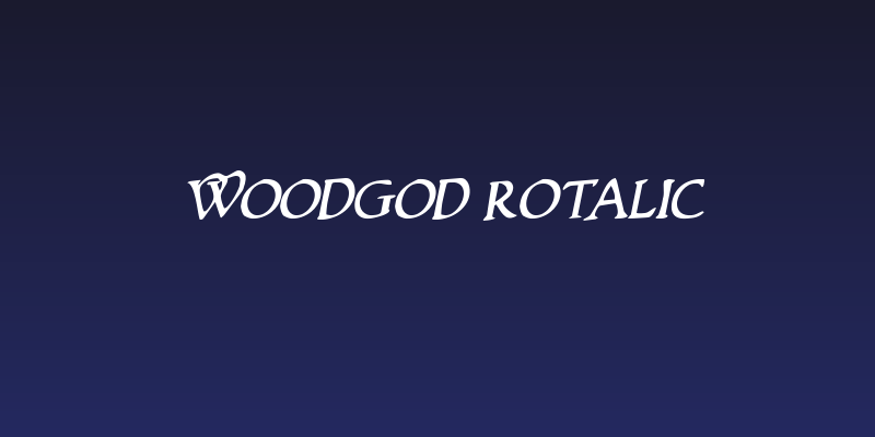 Woodgod Rotalic Social Header